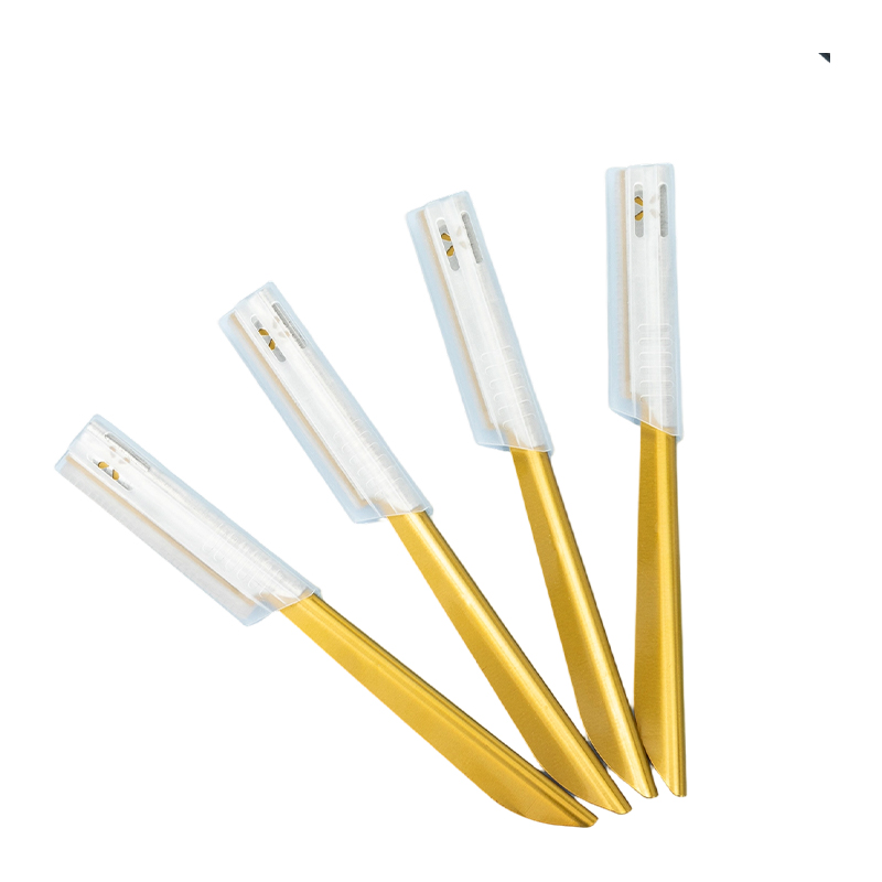 Бритва-триммер для бровей и лица с противоскользящей ручкой