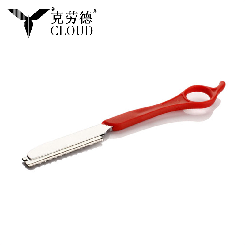 Бритва для стрижки волос Опасная бритва из нержавеющей стали (пластиковая ручка)