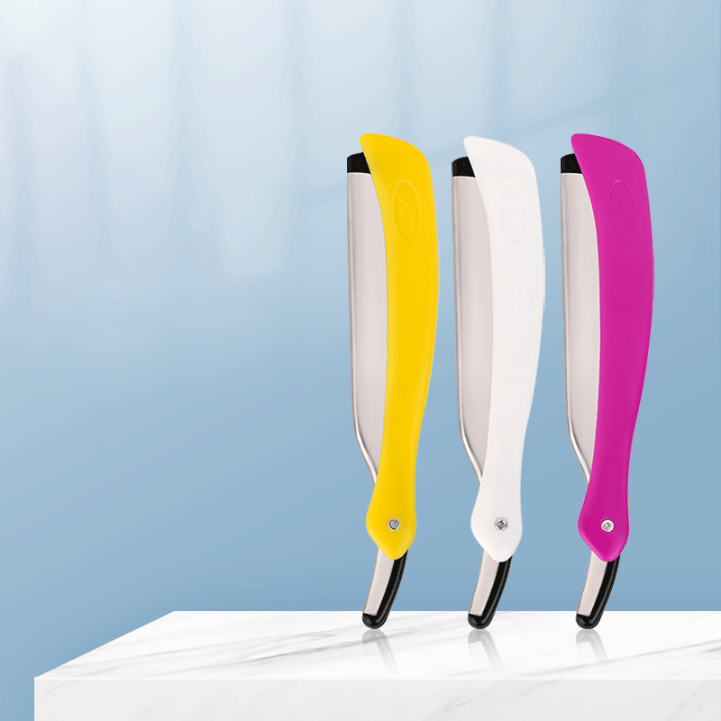 Портативная складная бритва для стрижки бороды, 77 лезвий, опасная бритва