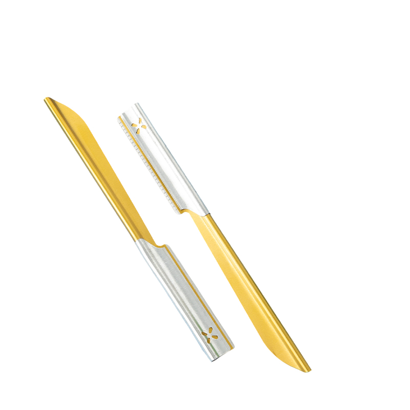 Бритва-триммер для бровей и лица с противоскользящей ручкой