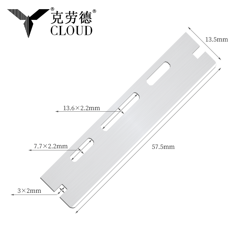 Лезвия для бритв с односторонним гофрированием