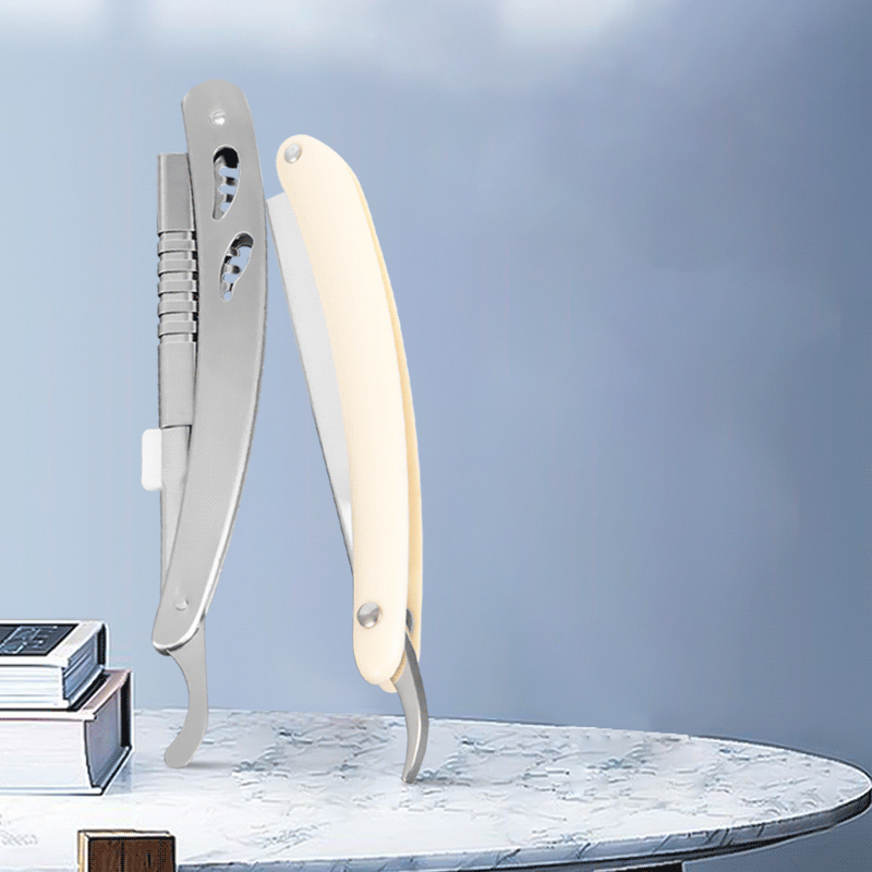 Прочная гофрированная ручка для бритвы из нержавеющей стали