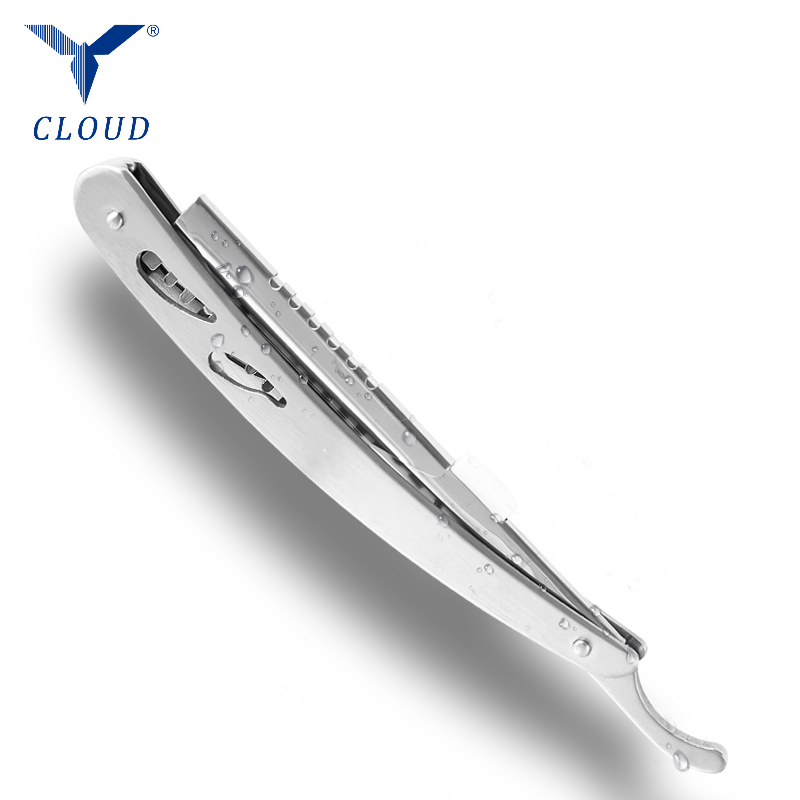 Прочная гофрированная ручка для бритвы из нержавеющей стали