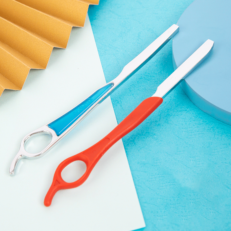 Бритва для стрижки волос Опасная бритва из нержавеющей стали (пластиковая ручка)