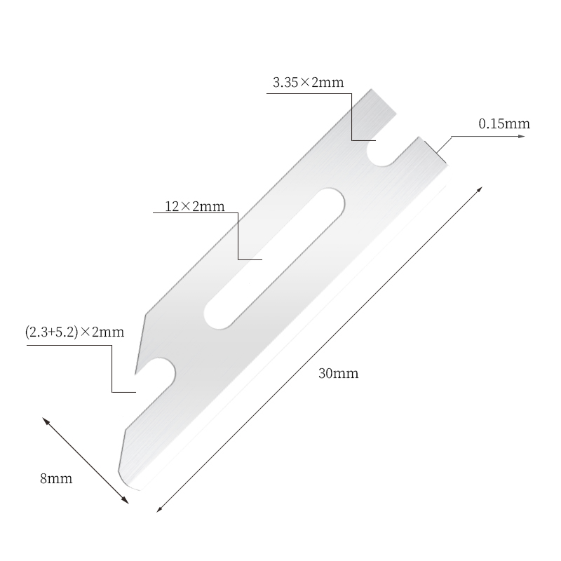 Портативные ультрагладкие лезвия для бритвы из нержавеющей стали