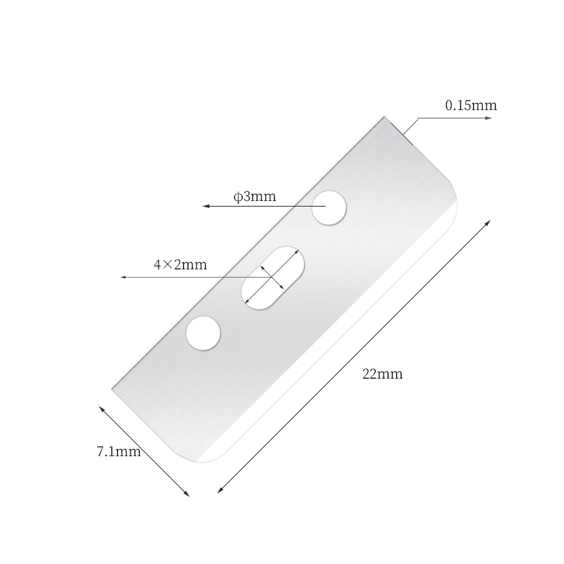 Многофункциональное шелковое гладкое лезвие для удаления бровей