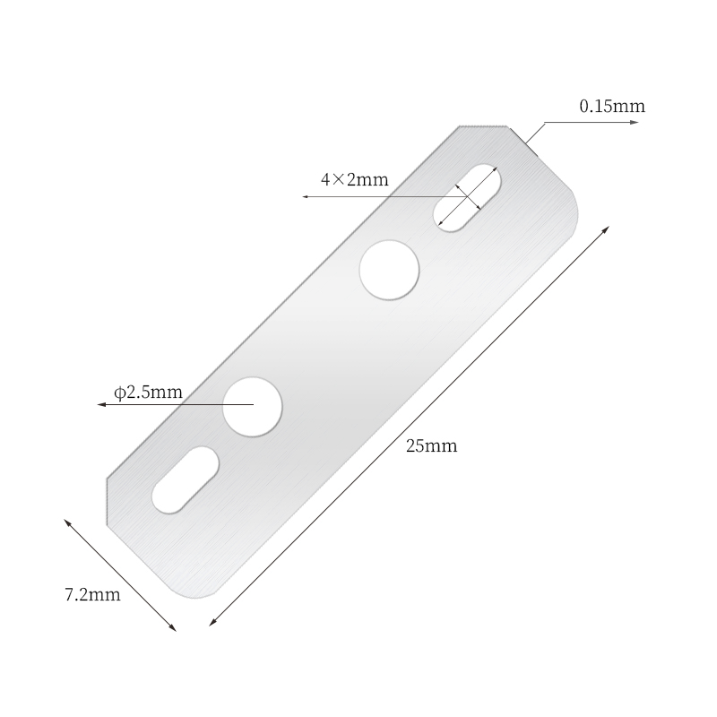 Многофункциональное шелковое гладкое лезвие для удаления бровей