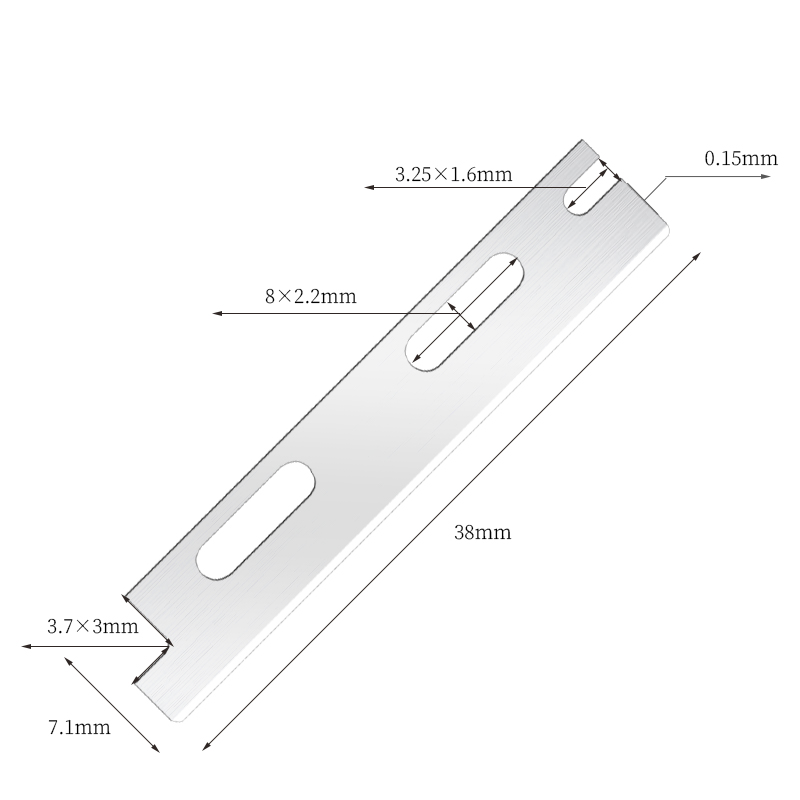 Многоразовые многоразовые лезвия для бровей из нержавеющей стали