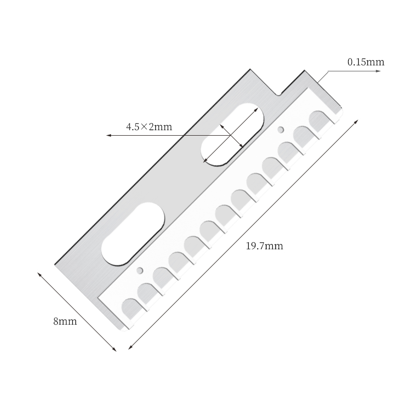 Прецизионные острые лезвия ножа для формирования бровей из нержавеющей стали