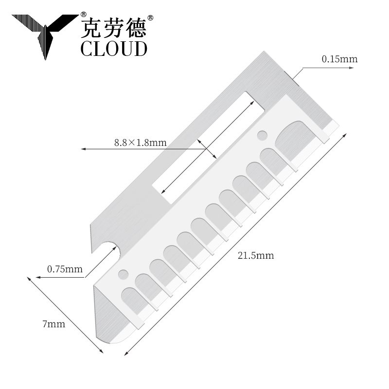 Прецизионные острые лезвия ножа для формирования бровей из нержавеющей стали