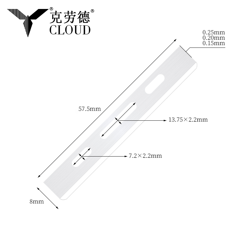 Лезвия для стрижки волос с одной кромкой из нержавеющей стали