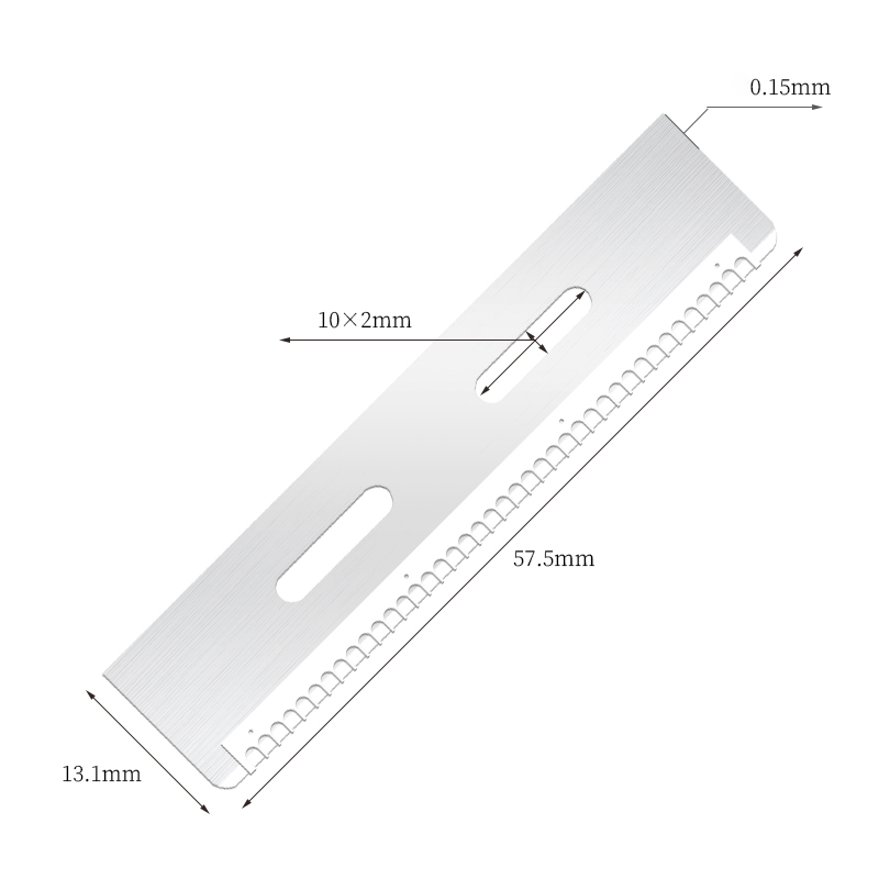 Прочное многоразовое лезвие для бровей из нержавеющей стали