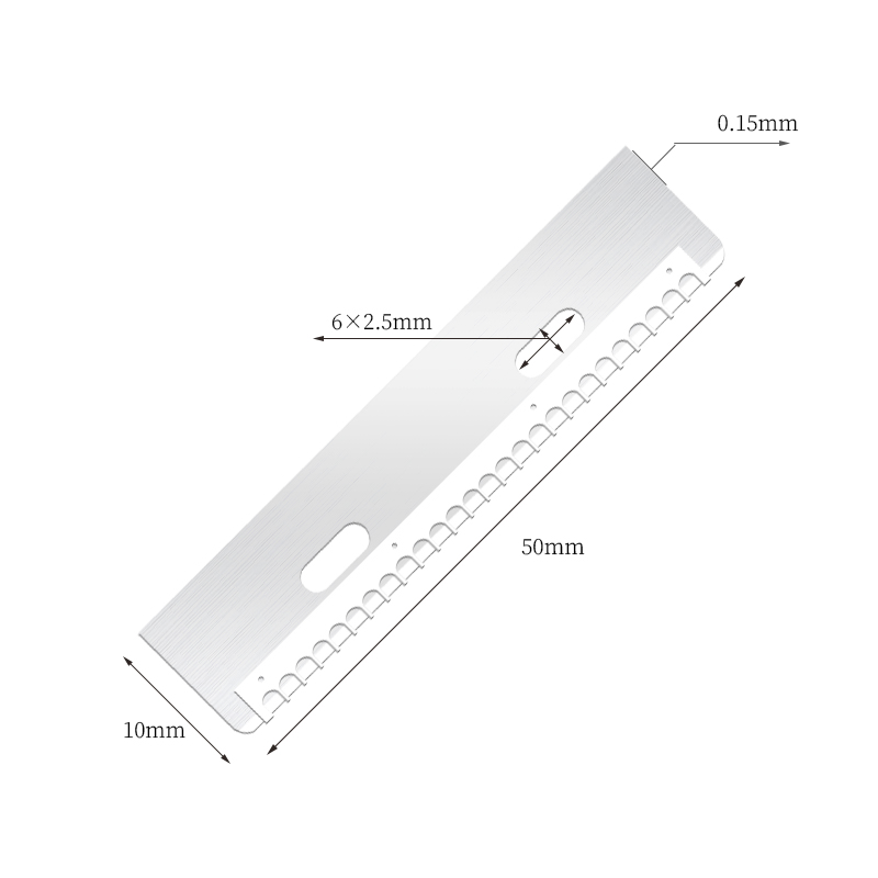 Прочное многоразовое лезвие для бровей из нержавеющей стали